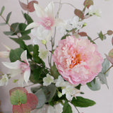 Faux Flower Arrangement - Pink Garden Mini