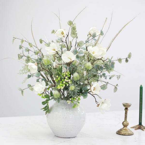 Faux Flower Arrangement - Winter Foliage Deluxe – The Aviary Floral