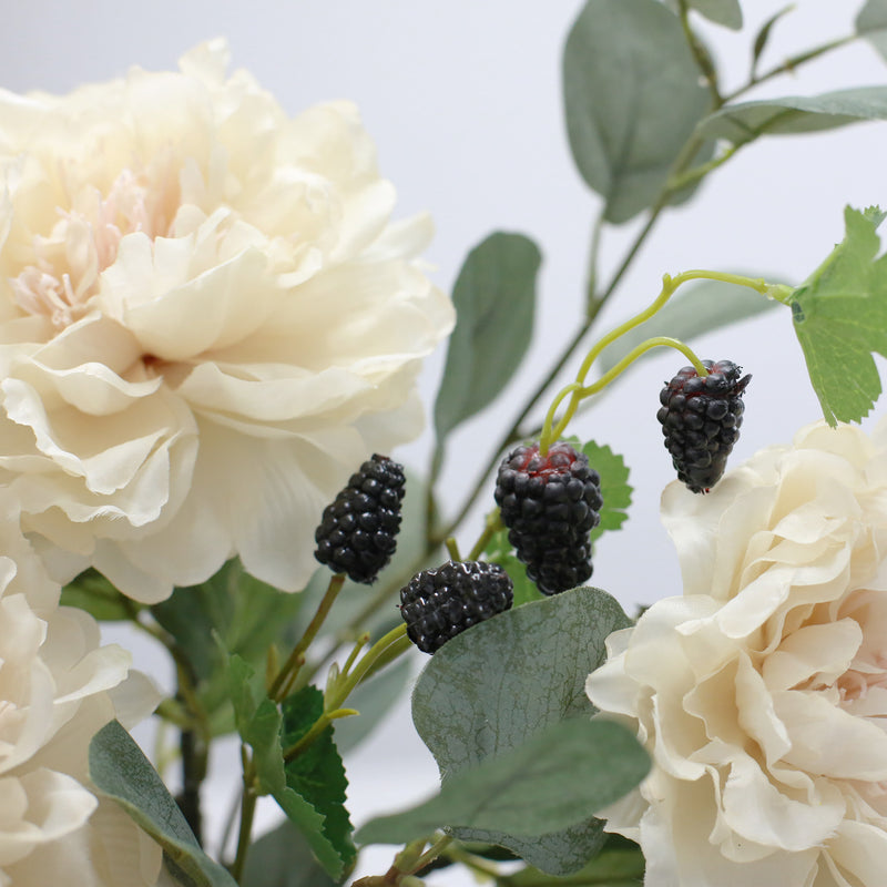 Faux Flower Arrangement - Blackberry Garden Mini
