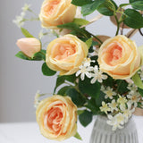 Faux Flower Arrangement - Rosie Peach