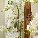Deluxe Tall Potted Faux Orchid