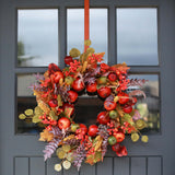 Faux Flower Wreath - Autumn Forager